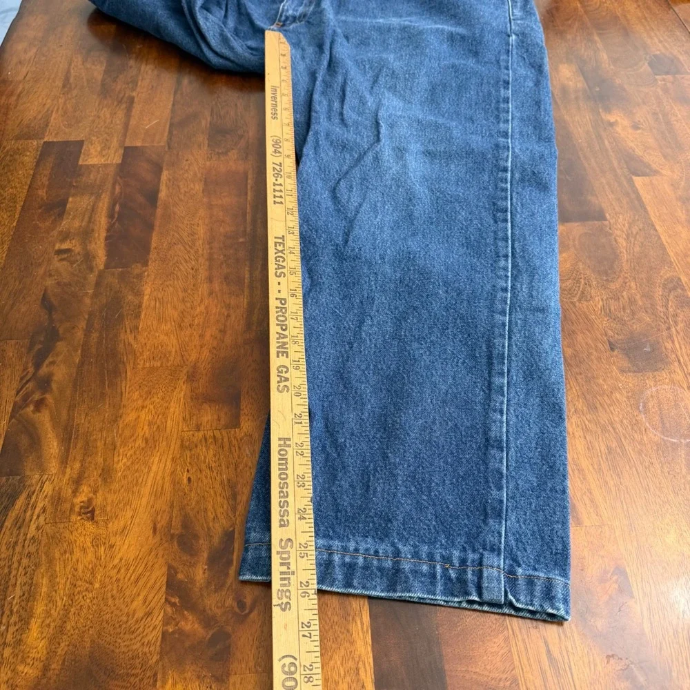 KEY Industries Mens‎ Blue Denim Jeans W42 L32 (40x26) Cotton Regular Fit